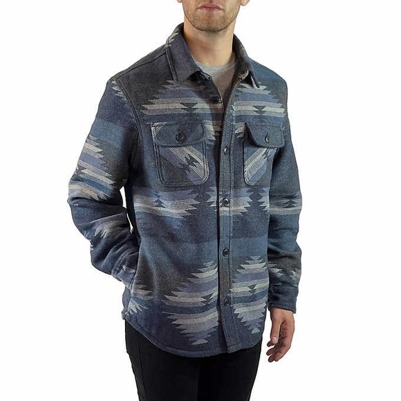 Jachs Men's Wool Blend Shirt Jacket - Picture 4 of 5